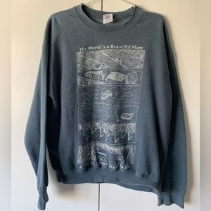 The World is a Beautiful Place, and I Am No Longer…Gildan Sweater M